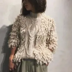 Ameri vintage フリー　ニット