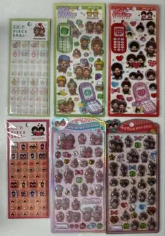【新品・未開封】正規品 モンチッチ シール　6点セット