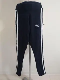 【美品】アディダス オリジナルス 3ストライプ レギンス ブラック