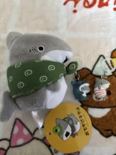 おでかけ子ザメ　フィンガーパペット　めじるしアクセサリーセット