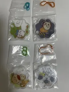 ちいかわ　きゃらシャカチャームグミ　ハチワレ くりまんじゅう シーサー あのこ