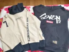 CALIFとSEVENのフード付きパーカー