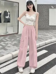 SHEIN Dazy カーゴパンツ ピンク