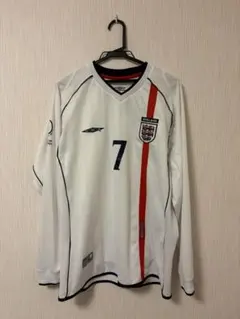 しろpさま専用 デサント製 Umbro England ホーム 長袖ベッカム 7
