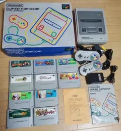 Nintendo Super Famicom 本体 + ゲームソフト10本セット