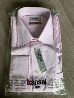 Kansai ピンク ストライプ L ワイシャツのサムネイル