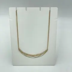 華やか チェーンネックレス ゴールド チョーカー風 フォーマル　普段使い