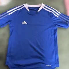 adidas AEROREADY 青 シャツ