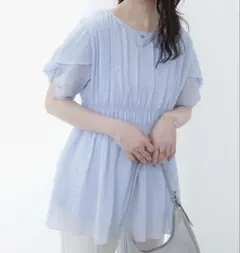 osonoねじり袖ペプラムチュニック natural coutureのサムネイル