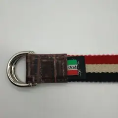 美品　オロビアンコ　orobianco リングベルト　黒　白　赤のサムネイル