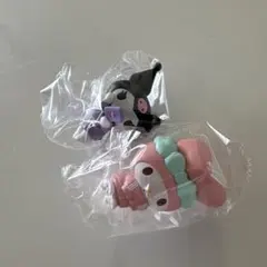 サンリオ　おやすみのひ　ガチャガチャ フィギュア マイメロ＆クロミセット