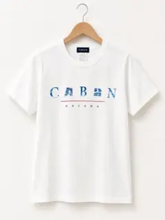 CABaN HAYAMA ロゴTシャツ 半袖 ホワイト XXS 希少のサムネイル