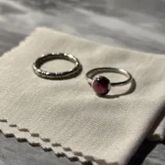 biju mam シルバーリング　セット