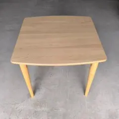 美品】MUJI無印良品 木製テーブル70×70cm ラバーウッド材ナチュラル