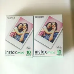 チェキフィルム instax mini 10枚2個 有効期限 2027年10月