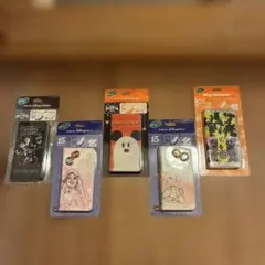 ディズニーキャラクター スマホケース 5個セット