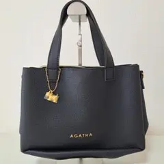 AGATHA PARIS 2WAYトートバッグ 未使用 ムック本付録 黒のサムネイル