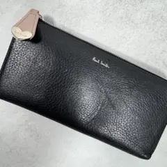 ✨美品✨ポールスミス 長財布 ハートプル2 ラウンドジップ ブラック レザー