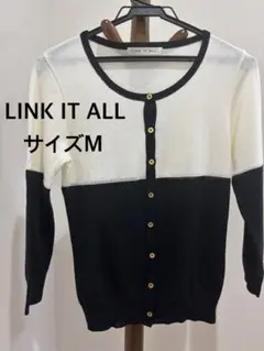 LINK IT ALL 長袖カーディガン サイズM