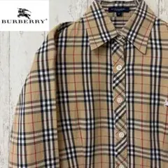 【激レア】Burberry バーバリー　長袖シャツ　ノバチェック　完売モデル