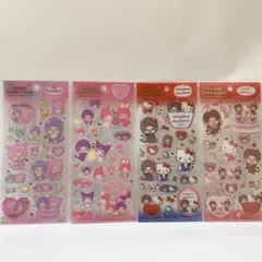 クリアキャンディシール　モンチッチ　ハローキティ　クロミ　マイメロディ