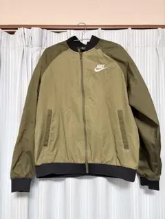 NIKE カーキXXL ウーヴンプレイヤーズ　ma-1