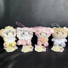 mikko characters ふわふわBABYマスコット 全4種コンプリート