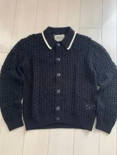 美品　BEAMS FUTURE ARCHIVE　メッシュニット　カーディガン