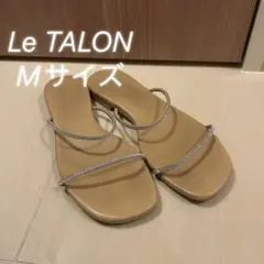 LE TALON ビジューラインサンダル Mサイズのサムネイル