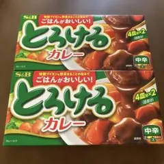 S&B とろけるカレー 中辛 8皿分　2箱セットのサムネイル