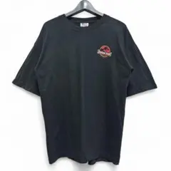 USA製 ジュラシックパーク 映画 ロゴTシャツ 90s XL 黒 699