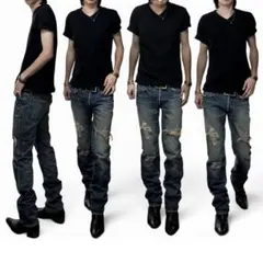 loungelizard crashed long denim Archive