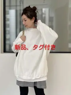 新品　アパルトモン ✖️レミレリーフ半袖スウェット　少し難あり REMI RELIEF/レミ レリーフ】 CREW NECK SWEAT（スウェット）｜L