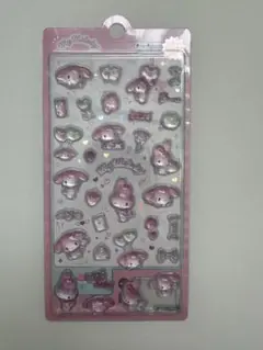 マイメロディ　ぷくぷくシール 3D立体シール 海外製　サンリオ公式