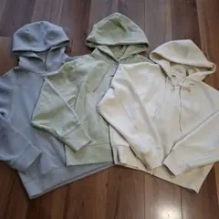 ユニクロ パーカー レディースS&ユニセックスXS 3点セット