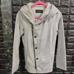 未使用に近いトルネードマート　グレーダブルジップ　ライダースビッグフードパーカー