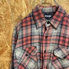 AE9133 Wrangller 長袖シャツ レッド チェック レディース M