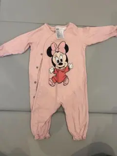 H&M ミニーマウスロンパース 2-4month ピンク