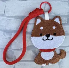 ハンドメイド 刺繍 チワワ うちの子 犬 バッグキーホルダー チャーム