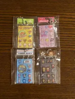ナルミヤキャラクターズ　タイルシールミニチュアチャーム　４種セット