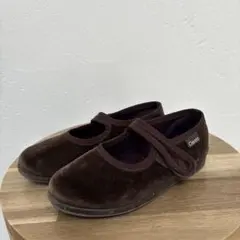 Cienta ストラップシューズ ベロア