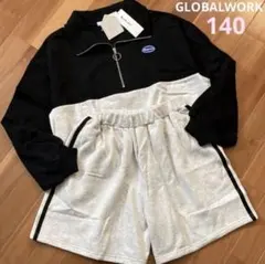 新品＊GLOBALWORK 裏起毛 あったか乾きやすいSETUP 140