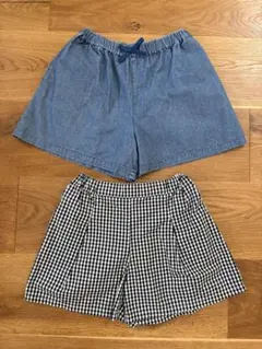 ユニクロ ショートパンツ キュロット 140 GU 無印良品 グローバルワーク