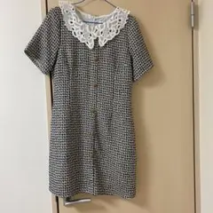 レースツイードワンピース