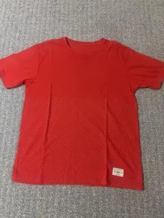 R NEWBOLD Tシャツ レッド ドット柄