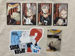 菅原孝支 ボードゲーム 箔押しクリアカードコレクション カットカード ハイキュー