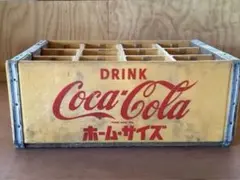 Coca-Cola ホームサイズ 木箱 ビンテージ 昭和レトロのサムネイル