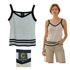 【美品】CLATHAS クレイサス ラメ入り ニットキャミソールのサムネイル