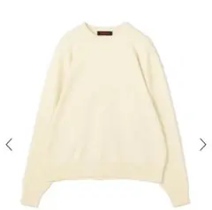 CABaN コットンカシミヤ クルーネックプルオーバー