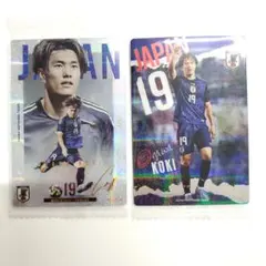 三笘薫 金箔サインカード サッカー日本代表 ウエハース レアカード
